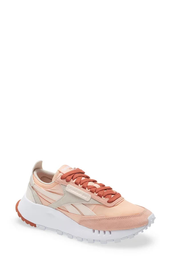 Reebok Classic Leather Legacy Pink Women's Running Shoes - Size: 6