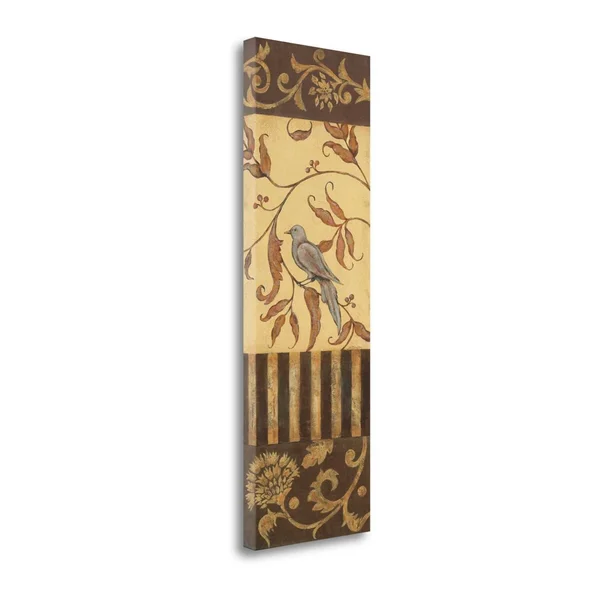 Tangletown Fine Art 'Song Bird II' Graphic Art Print on Canvas - Beige