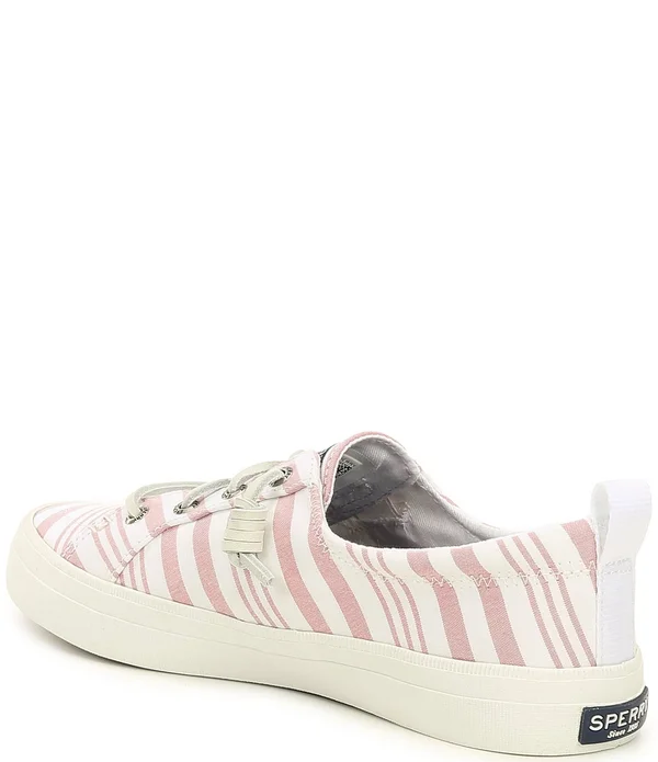 Sperry Women's Crest Vibe Beach Stripe Sneaker - Blue