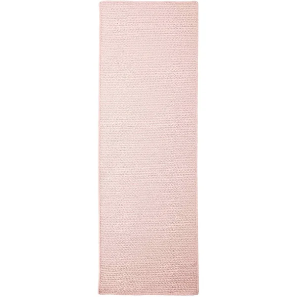Colonial Mills Westminster Braided Rug Blush Pink, Size: 7 x 9 ft.