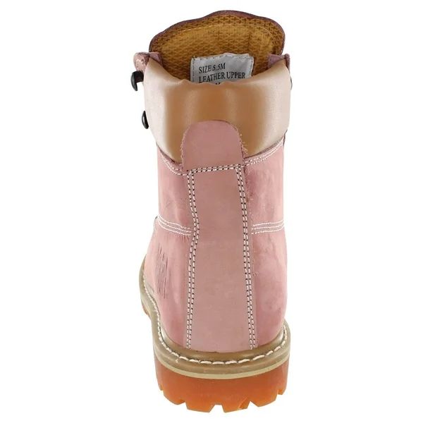 Safety Girl II Soft Toe Work Boots - Light Pink - 6M