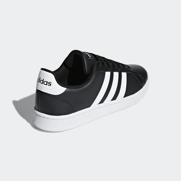 Adidas Men's Grand Court Tennis Shoes Core Black/White, 5.5