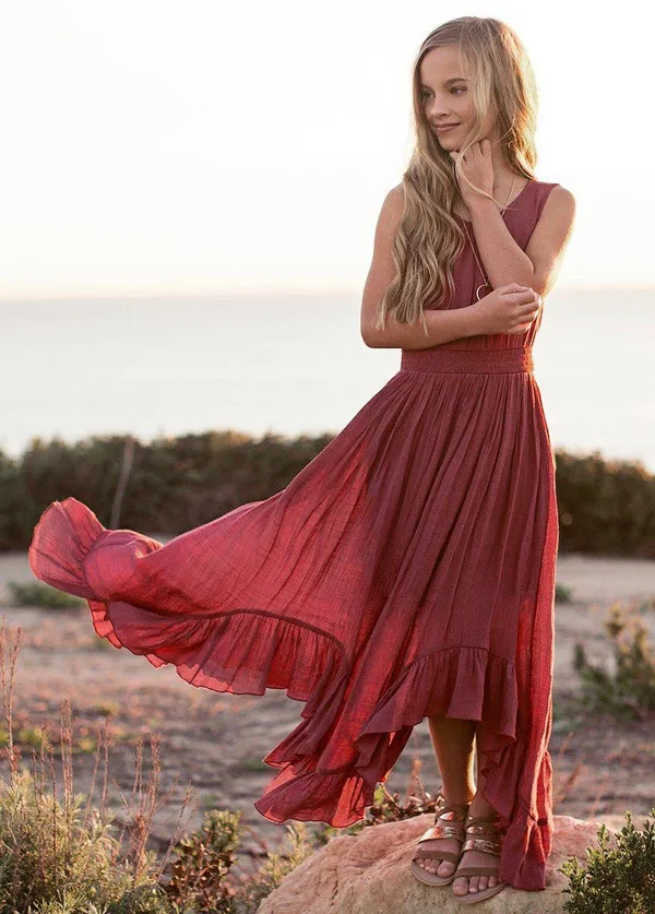 *New* Gemma Maxi Dress in Mesa Rose