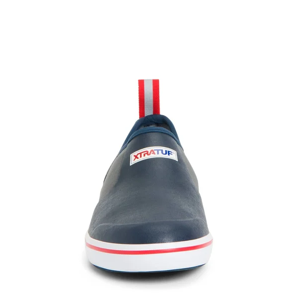 Xtratuf Men's Waterproof Slip on Deck Shoe - Navy - 14