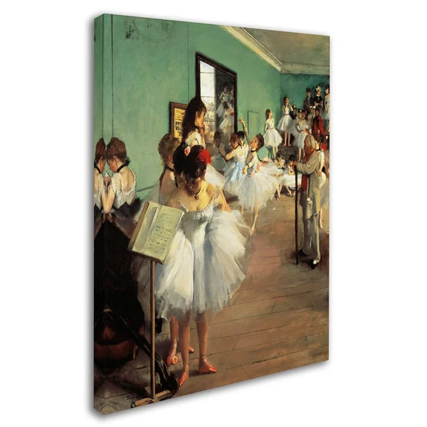 Trademark Global Edgar Degas Dance Examination 1873-74 Canvas Art