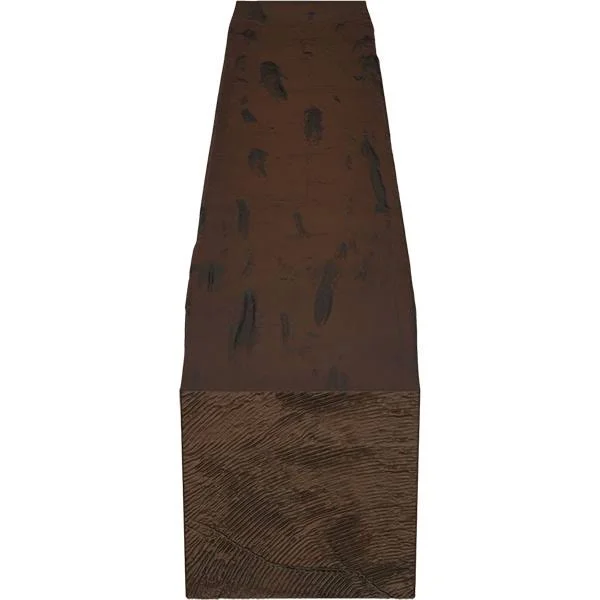 Ekena Millwork MANUPC04X04X84ZH 4x22H x 4x22D x 84x22W Pecky Cypress Faux Wood Fireplace Mantel, Premium Hickory