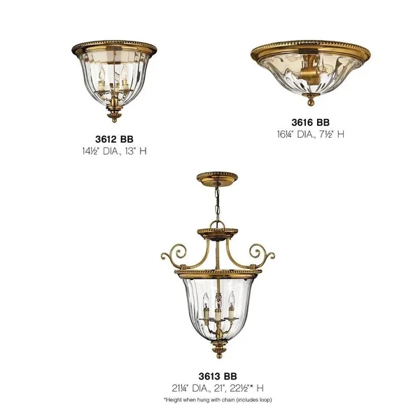 Hinkley Lighting 3613PW Cambridge Foyer Pendant Light - Pewter