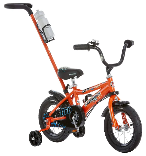 Schwinn Boys& 12-Inch Grit Bike, Orange