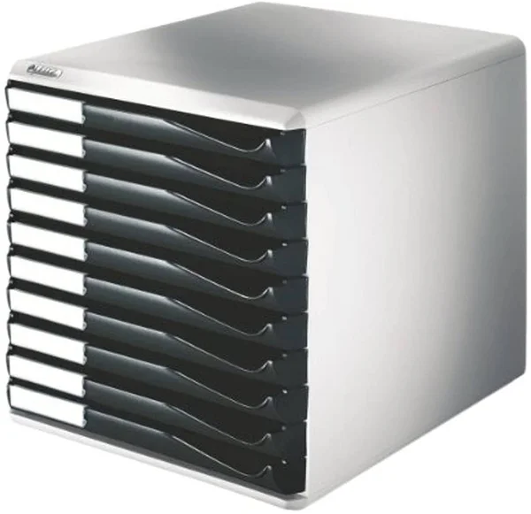 Leitz 10 A4 Drawer Cabinet - Organiser, Form Set, Black