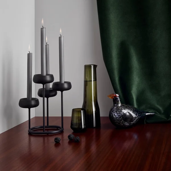 Iittala Nappula Candelabra - Dark Grey