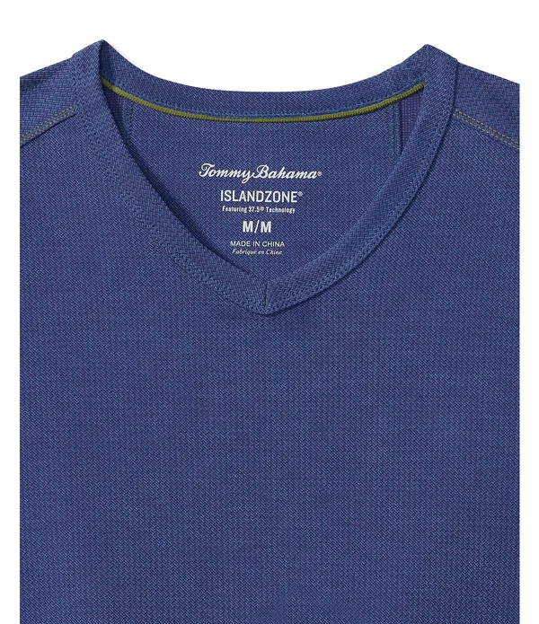 Tommy Bahama Tropicool Paradise V Neck T-Shirt - Dusty Thyme