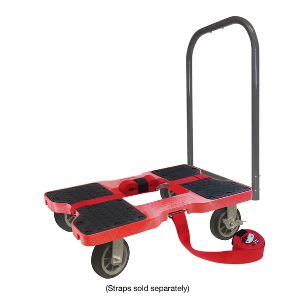 Snap-Loc 1500 lb All-Terrain Professional E-Track Push Cart Dolly Red - 32" x 20