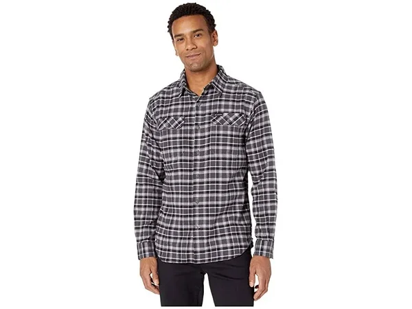 Columbia Men's Flare Gun Stretch Flannel (M Shark Grid)
