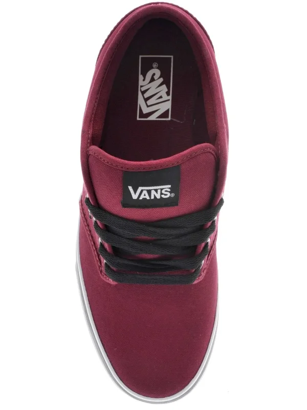 Vans Men's Atwood (Canvas) Skate Shoe oxblood/white