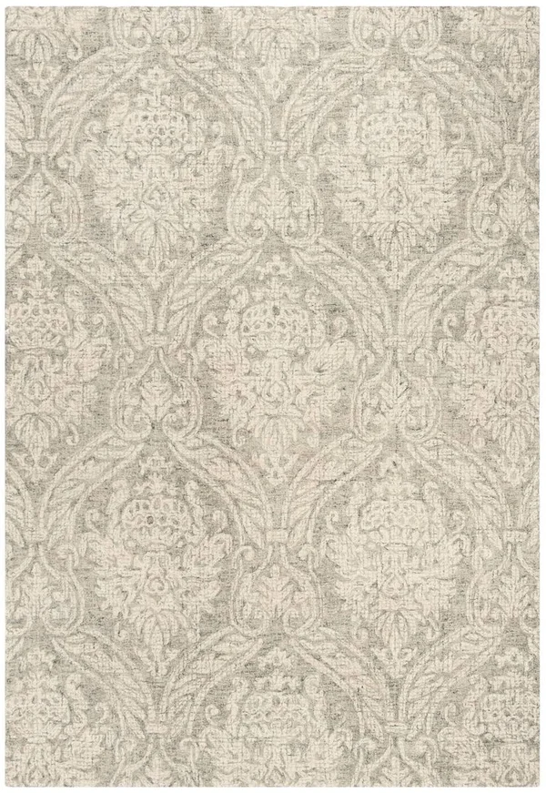 Safavieh 5& x 8& Abstract ABT204A Grey, Ivory Rug