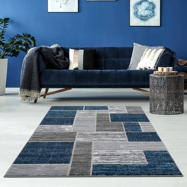 L&Baiet Verena Red Geometric 5 ft. x 7 ft. Area Rug SL973R57RED