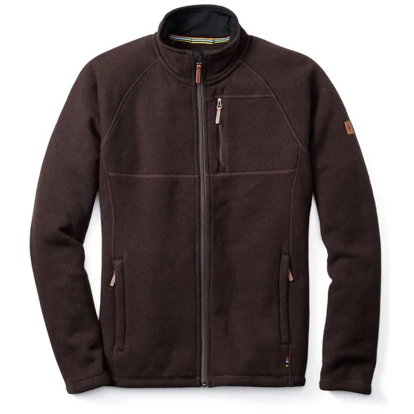 Smartwool Echo Lake Full Zip - Men's Sumatra Heather, L