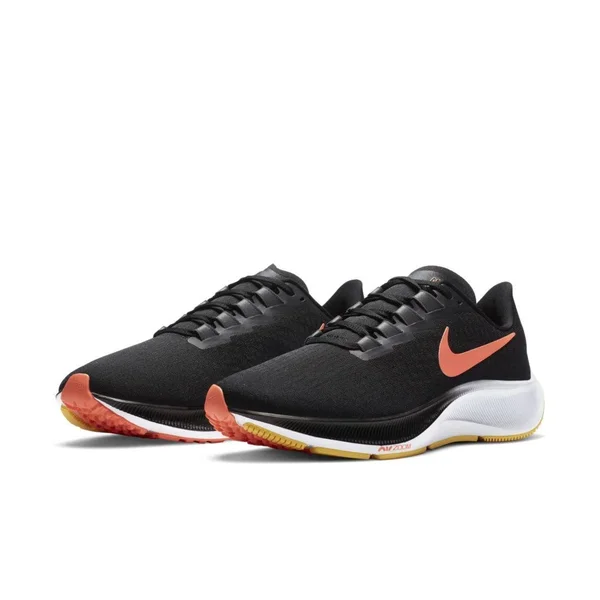Men's Nike Air Zoom Pegasus 37 (Black/Mango) 12