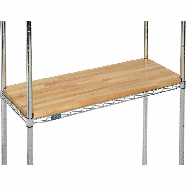 John Boos & Company HDO-1836V-N Hardwood Deck Overlay for Wire Shelving 36x22W x 18x22D x 1x22Thick