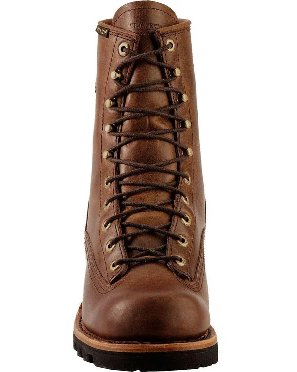 Chippewa Men's Bay Apache 8 in. Waterproof Logger Boots - 73100, Brown