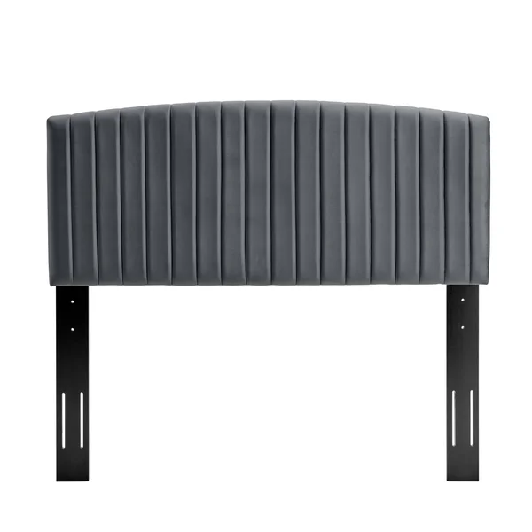Silver Orchid La Marr Velvet Full - Queen Headboard - Navy
