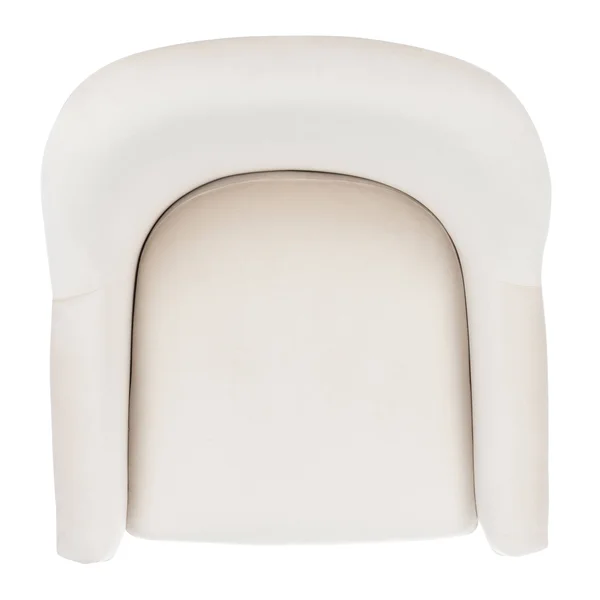 Safavieh Brienne Mid-Century Arm Chair - Ivory/Brass
