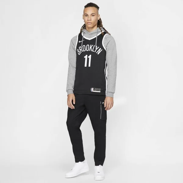 Nike Men's Kyrie Irving Brooklyn Nets Icon Swingman Jersey - Black
