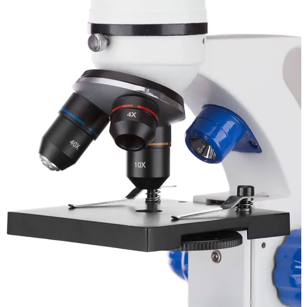 Amscope 40X-1000X Dual Light Glass Lens Metal Frame Student Microscope + Slides