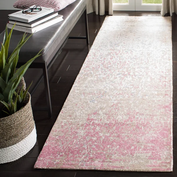 Safavieh Expression 477 Area Rug, Ivory, Blue, 2&6x22 x 8& Rectangle