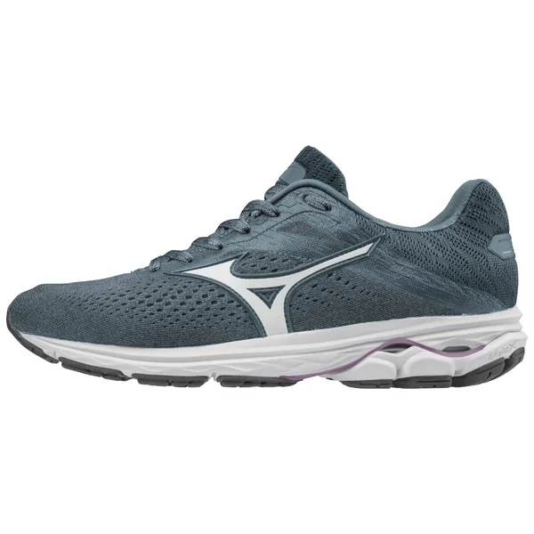 Women's Mizuno Wave Rider 23, 8.5, Citadel/Glacier Gray