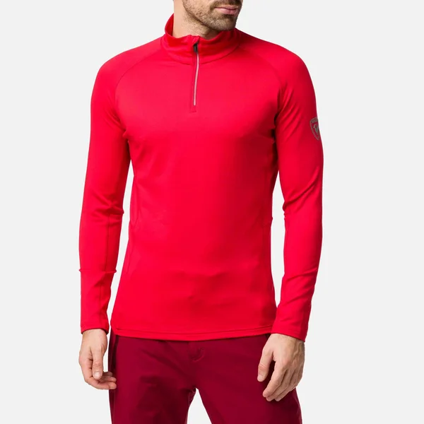 Rossignol Classique 1/2-Zip Mid-Layer Men's, Sports Red, XXL