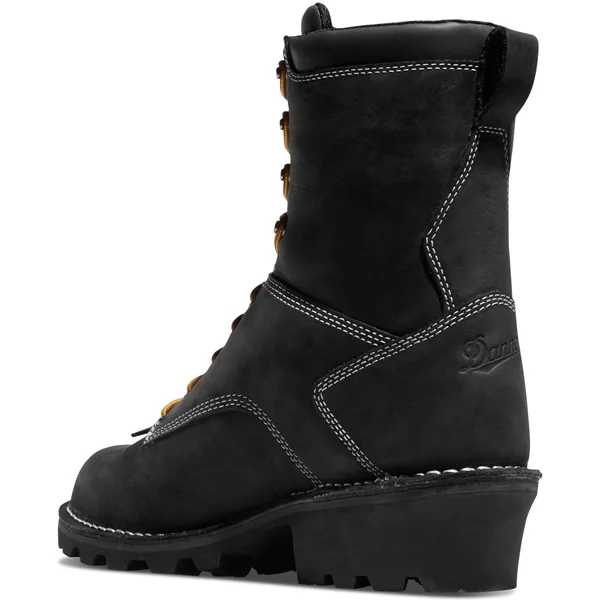 Danner Men's Logger 8x22 Work Boot, Black