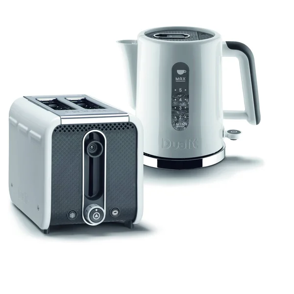 Dualit 2-Slice Studio Toaster - Finish: White/Gray
