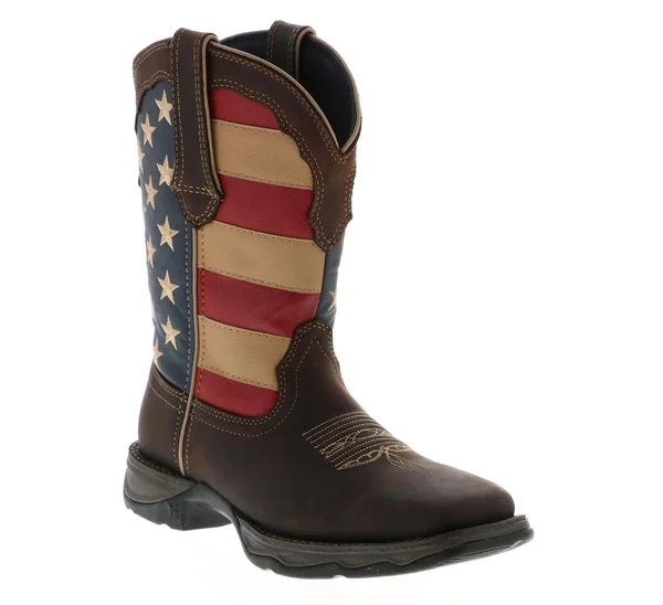Durango Lady Rebel Patriotic Women's Pull-On Western Flag Boot 6.5