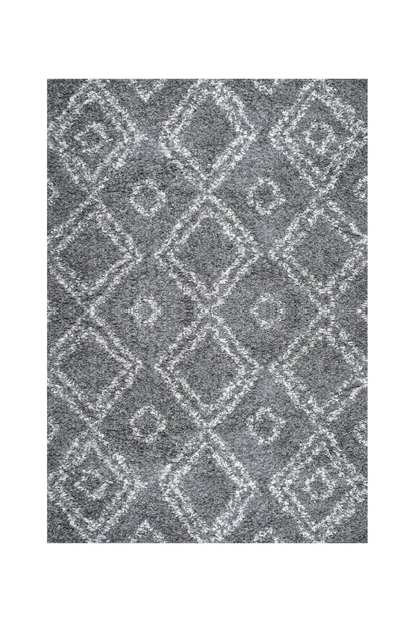 nuLOOM Iola Easy Shag OZSG18B Grey 4& x 6& Area Rug