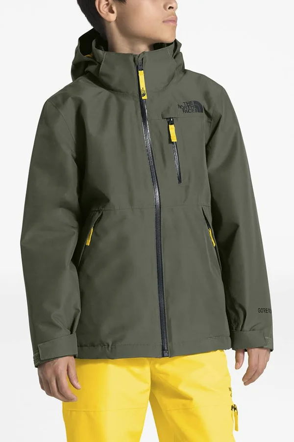 The North Face Boys& Fresh TRACKS Triclimate Jacket - Large - New Taupe Green