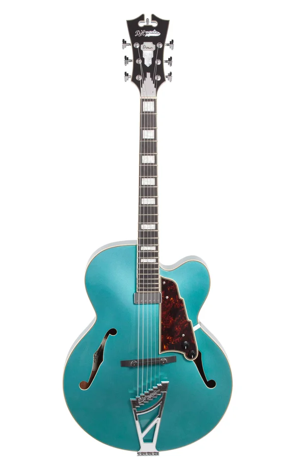 D&Angelico Premier EXL-1 Hollow-Body Electric Guitar w/ Stairstep Tailpiece - Ocean Turquoise