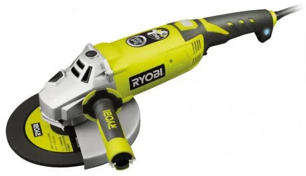 Ryobi eag2000rs 9-Inch Angle Grinder with Rotating Back Handle - 200x22