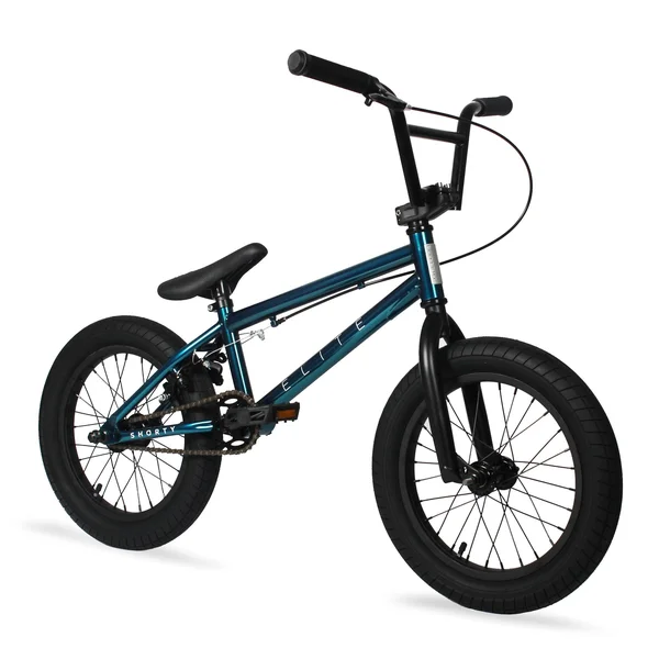 2021 Elite BMX Pee Wee 16x22 Kids& BMX Bike Black Green
