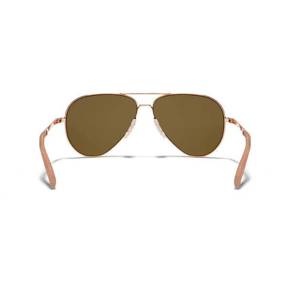 ROKA Phantom Titanium Sunglasses with Gold Frames - Bronze (Polarized) Lens