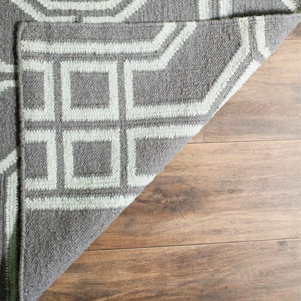 Safavieh 6& x 6& Square Dhurries DHU860B Blue - Orange Rug