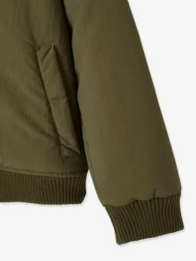 Hooded Jacket for Boys Green