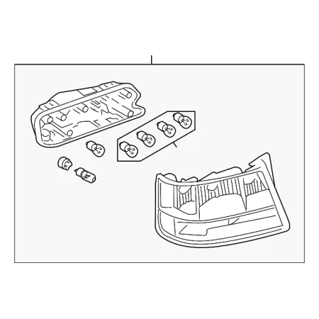 Genuine OE Audi Tail Lamp Assembly 4f5-945-096-m