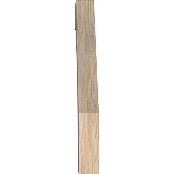 Ekena Millwork 3 1/2x22W x 26x22D x 32x22H Merced Smooth Brace, Douglas Fir
