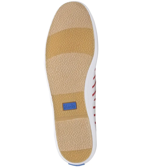 Keds Women's Champion Breton Stripe Size: 10M, White Navy