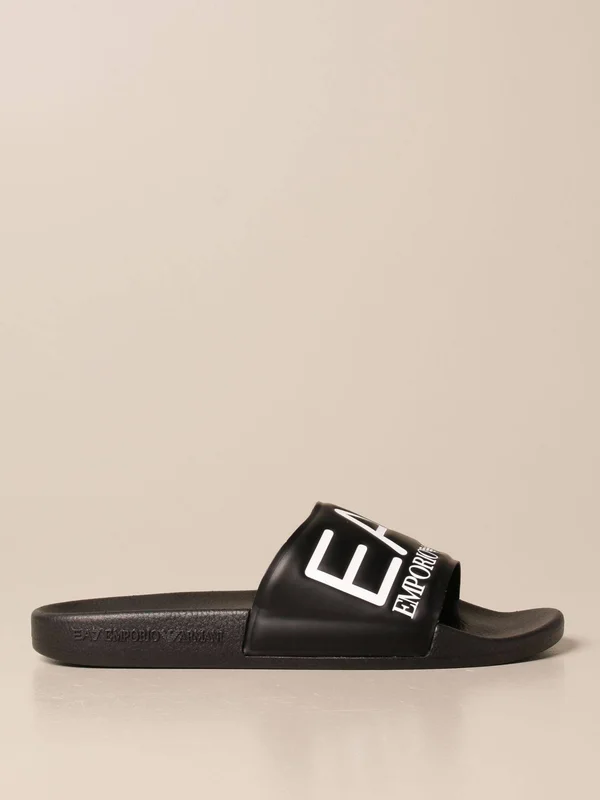 EA7 Sea World Visibility Black Sandals
