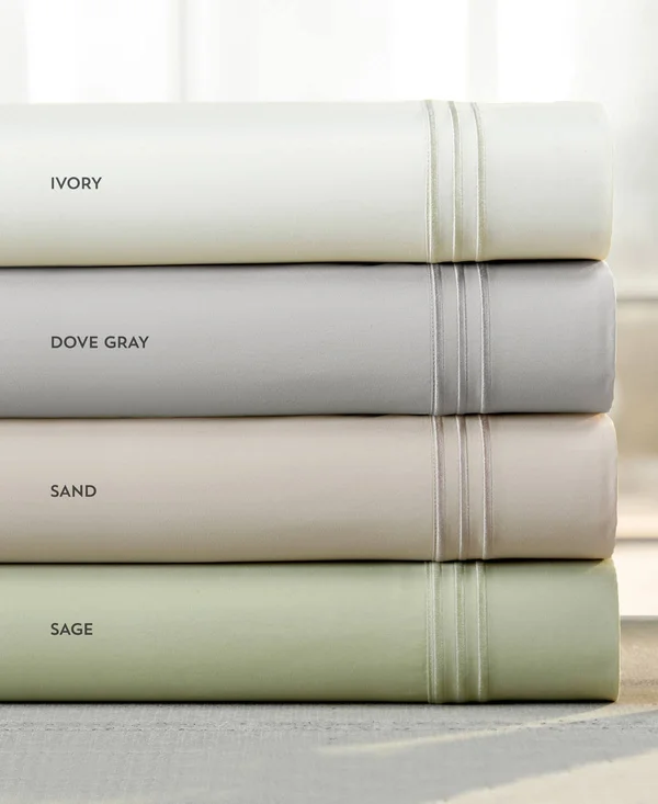 PureCare Premium Celliant Sheet Set King, Dove Grey