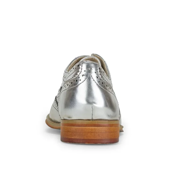 Wanted Babe Women's Wingtip Shoes - Size: 11, Silver