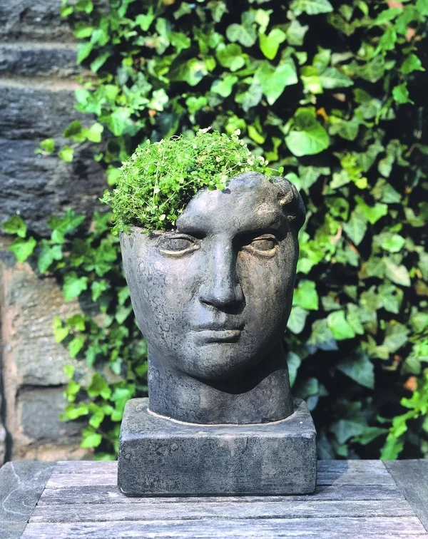 Campania International Aurelius Brown Stone Planter