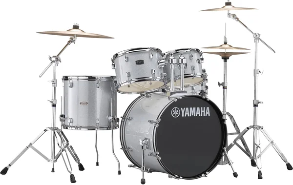 Yamaha Rydeen 5-Piece Shell Pack with 20 in. Bass Drum Silver Glitter